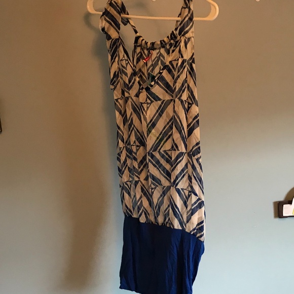 Sheer Top long tunic/mini dress - size Large - Picture 3 of 5
